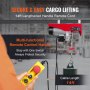 VEVOR Electric Hoist, 2200 lbs Lifting Capacity, 1600W 220V Electric Steel Wire Winch with 14ft Wired Remote Control, 40ft Single Cable Lifting Height & Pure Copper Motor, for Garage Warehouse Factory