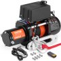 VEVOR Electric Winch for Truck 6000 lb Synthetic Rope Waterproof Remote Control