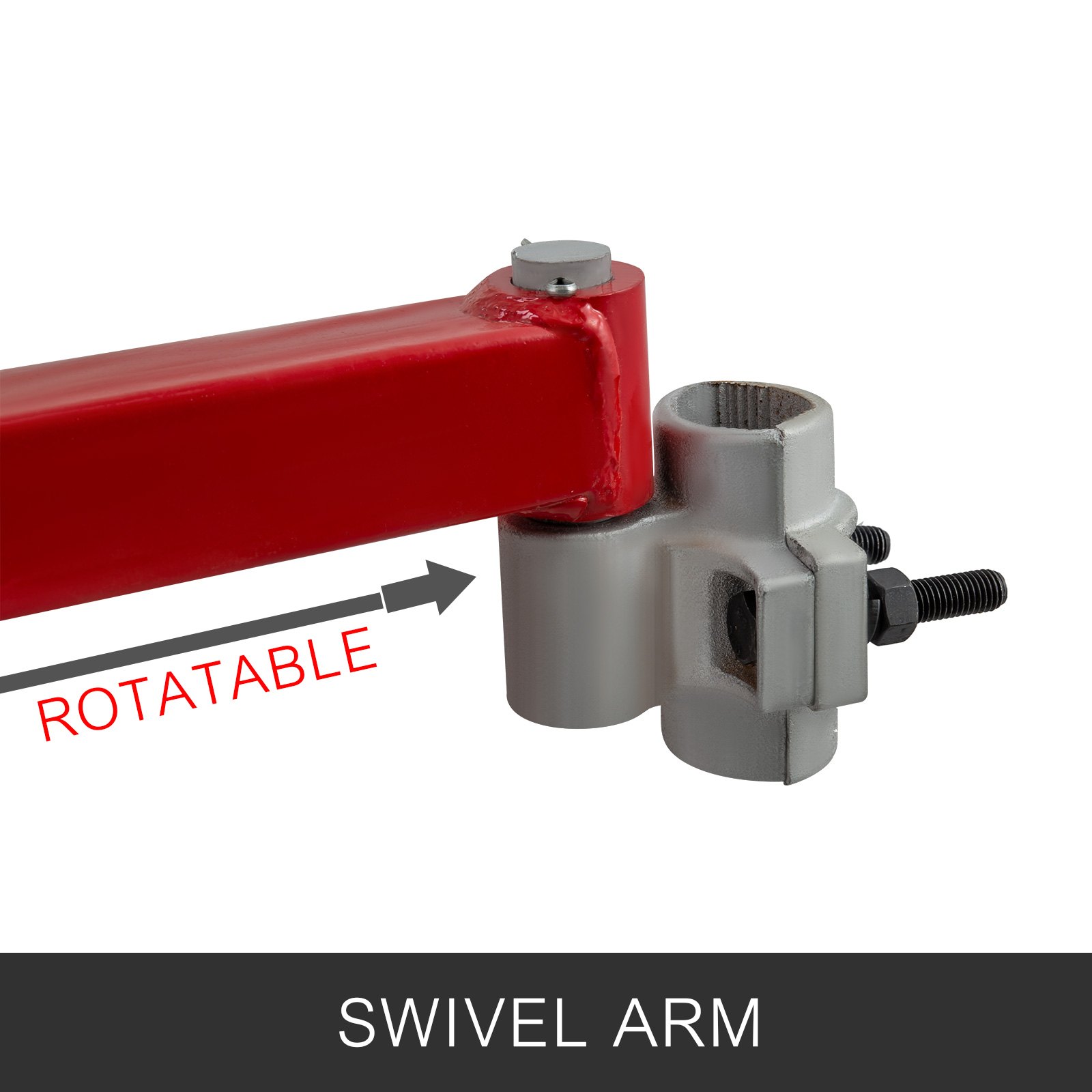 FlowerW 1100mm Hoist Support and Electric Hoist Suit Lifting, Electric Hoist and Hoist Support Lifting Arm 500Kg Capacity for Garage Auto Shop Overhead Lift