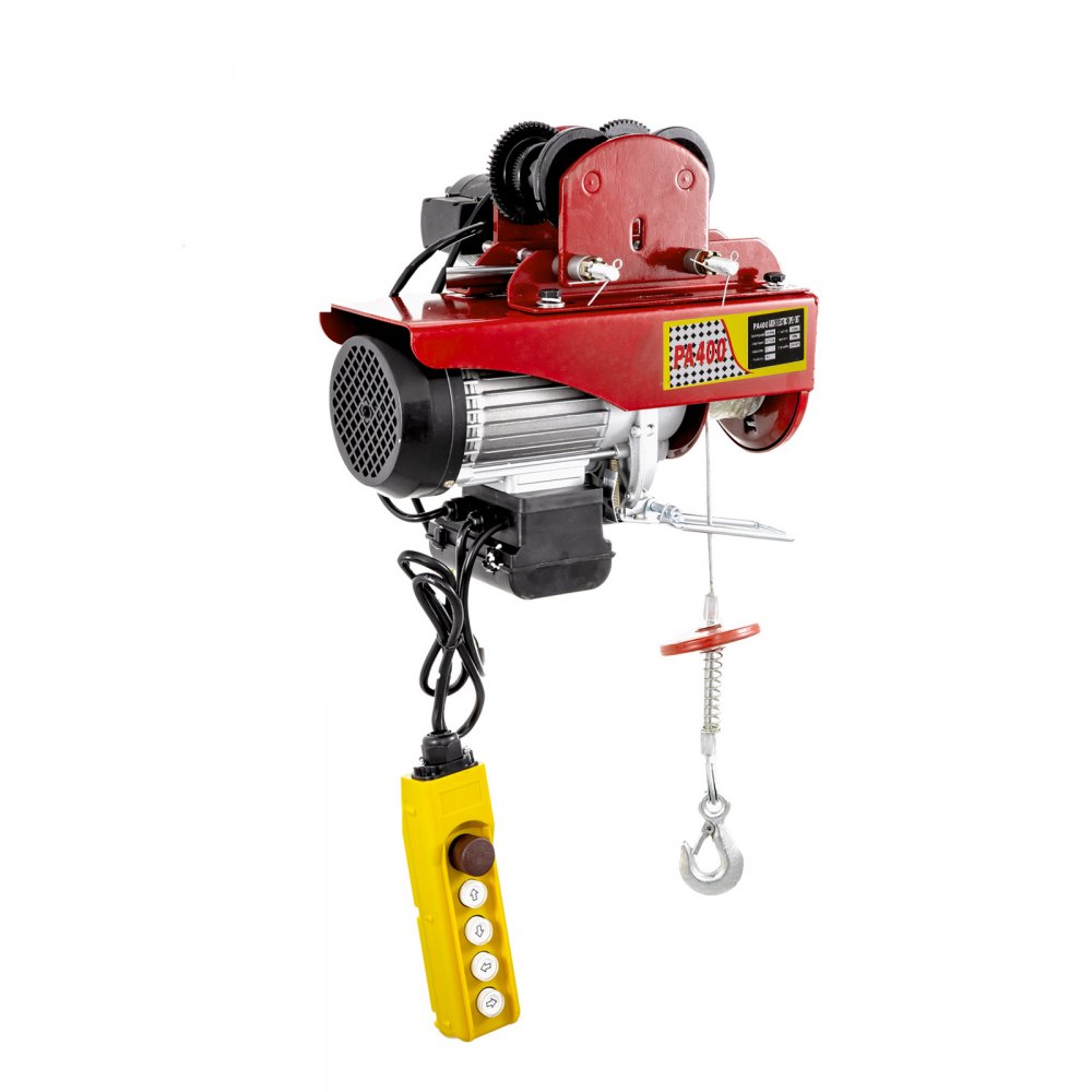 Electric Wire Rope Hoist With Trolley Remote Control Heavy Duty Lifting Great
