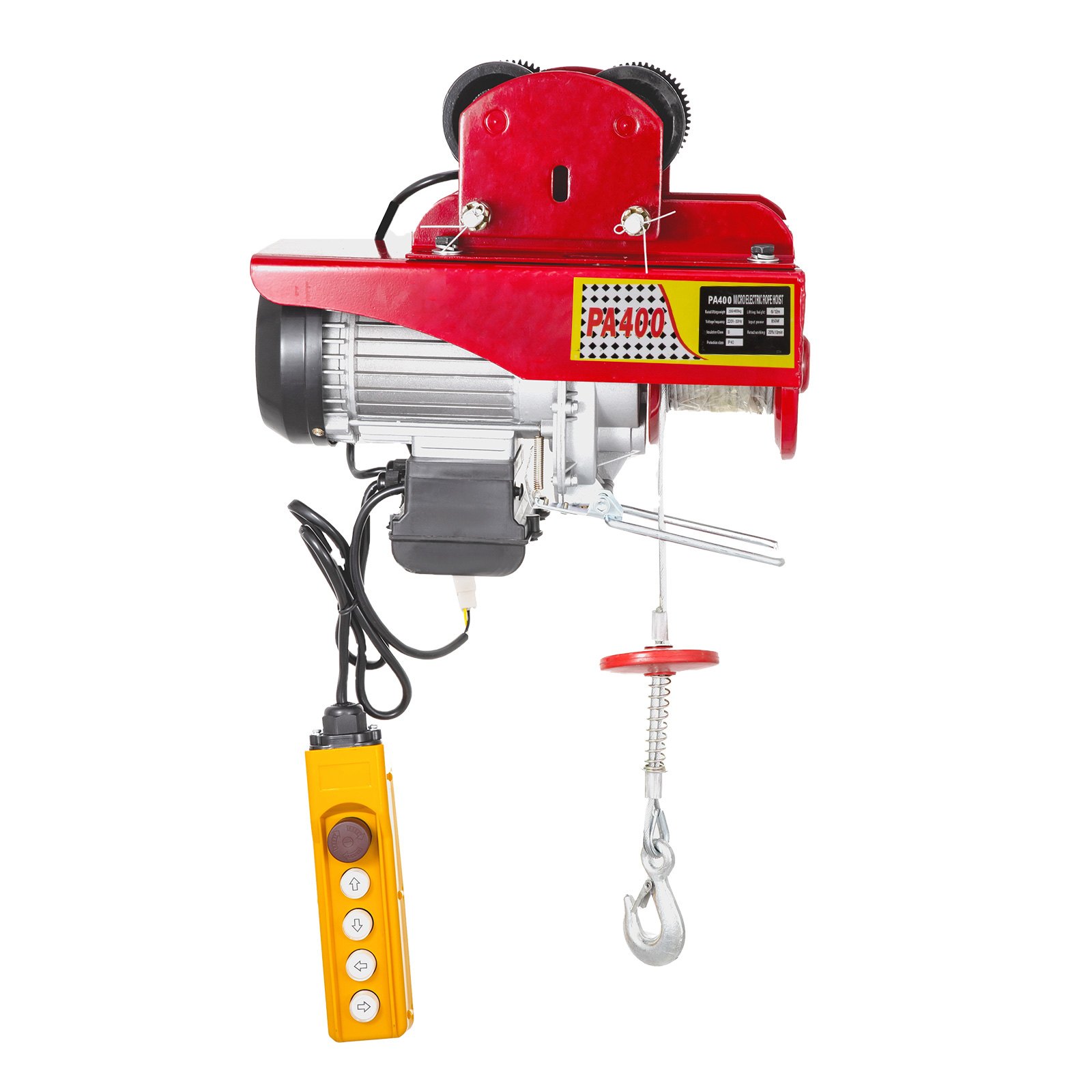 Electric Wire Rope Hoist With Trolley Remote Control Heavy Duty Lifting Great