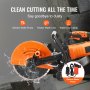 VEVOR 305mm Concrete Saw Cutting Cutter Paving Cutter Concrete Cutter 2800W