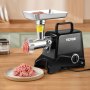 VEVOR Electric Meat Grinder, 419 Lb/H Capacity, 575W（1100W MAX) Industrial Meat Mincer with 2 Blade, 3 Grinding Plates, Sausage Maker Die-cast Aluminum Commercial Meat Grinder, ETL Listed