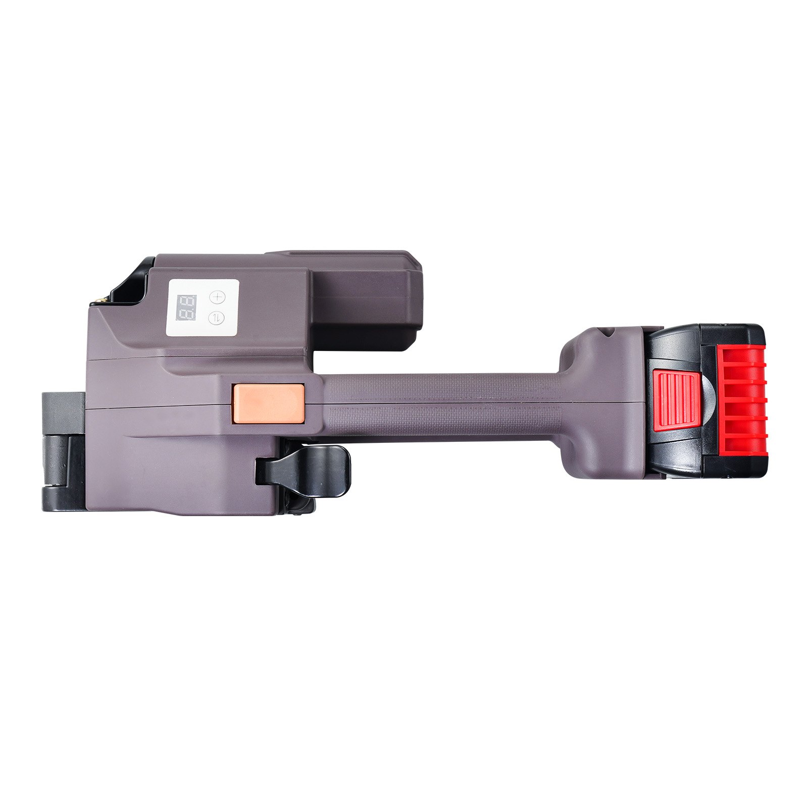 VEVOR elektrische omsnoeringsmachine, voor 0,39"-0,75" PP-PET-banden, draagbare elektrische omsnoeringsmachine met digitaal display, 2 x 4000 mAh op batterijen werkend automatisch omsnoeringsapparaat voor het verpakken van kartonnen pallets