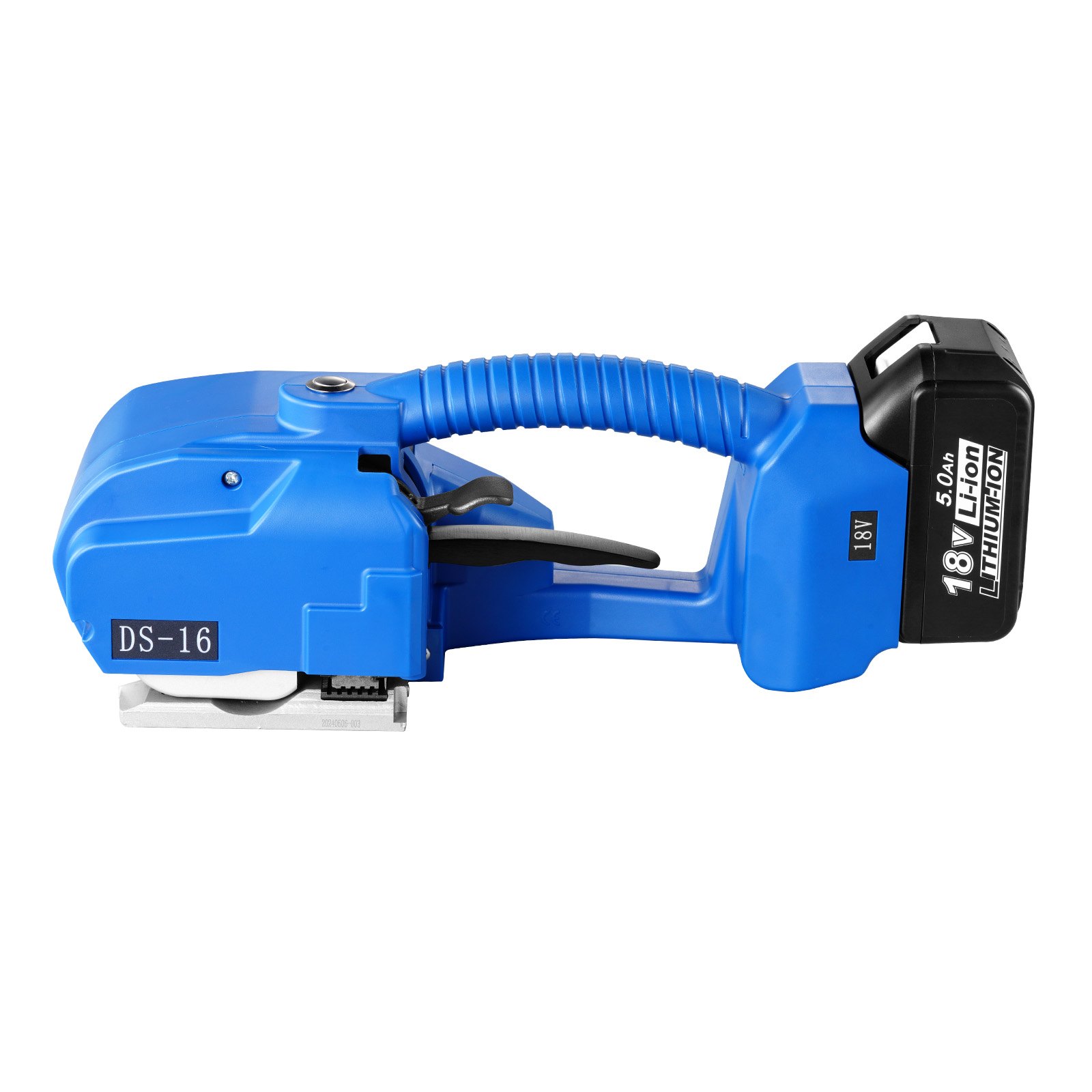 VEVOR elektrische omsnoeringsmachine, voor 0,35"-0,63" PP-PET-banden, draagbare elektrische omsnoeringsmachine met digitaal display, 2 x 5000 mAh op batterijen werkend automatisch omsnoeringsapparaat voor het verpakken van kartonnen pallets