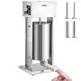 VEVOR Electric Stuffer, 15L Large Capacity, 260W Vertical Sausage Stuffer with Speed Stepless, 304 Stainless Steel Sausage Machine with 4 Stuffing Tubes, Foot Pedal for Household or Commercial Use
