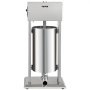 VEVOR Electric Stuffer, 15L Large Capacity, 260W Vertical Sausage Stuffer with Speed Stepless, 304 Stainless Steel Sausage Machine with 4 Stuffing Tubes, Foot Pedal for Household or Commercial Use
