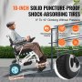 VEVOR Intelligent Foldable Electric Wheelchair Motorized Power Chair 300 lbs