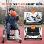 VEVOR elektrische rolstoel voor senioren, capaciteit 136 kg, breedte 508 mm, opvouwbare medische scooter, lange reikwijdte, all-terrain aluminiumlegering stoel, verstelbare rugleuning