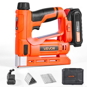 Snoerloos elektrisch spijkerpistool 2-in-1 nietmachine 18 gauge 15 mm met 1000 nietjes en 1000 spijkers, antislip rubberen grip en oplader, elektrische nietmachine voor houtbewerking en doe-het-zelfprojecten | NL Snoerloos elektrisch spijkerpistool 2-in-1 nietmachine 18 gauge 15 mm met 1000 nietjes en 1000 spijkers, antislip rubberen grip en oplader, elektrische nietmachine voor houtbewerking en doe-het-zelfprojecten | NL