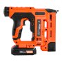 VEVOR Elektrisch spijkerpistool 2-in-1 nietmachine 18 gauge 15/20/25/30/32 mm met 500 nietjes en 500 spijkers, antislip rubberen grip en oplader, elektrische nietmachine voor houtbewerking en doe-het-zelfprojecten