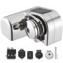 VEVOR Horizontal Fishing Windlass, 12V DC 600W, Windlass Anchor Systems Fit for 6.35 mm Chain or 14.3 & 15.9 mm Nylon Rope, Max Pull 260 kg, 316 Stainless Steel Construction, for Boats 7-9 m