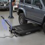 VEVOR Low Profile Olieopvangbak, 64 liter inhoud, olieverversingscontainer met elektrische pomp en 2,2 m slang, geschikt voor auto's, SUV's, vrachtwagens, motoren, terreinwagens, metaal