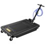 VEVOR Low Profile Olieopvangbak, 64 liter inhoud, olieverversingscontainer met elektrische pomp en 2,2 m slang, geschikt voor auto's, SUV's, vrachtwagens, motoren, terreinwagens, metaal