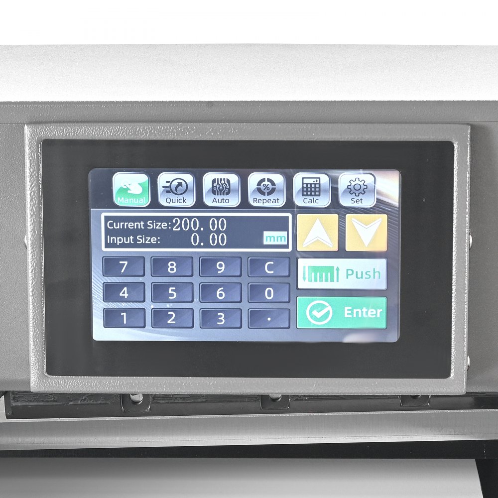 VEVOR elektrische papiersnijder, krachtige papiersnijder, snijbreedte 457 mm, snijdikte 58 mm, grote elektrische guillotine met infraroodfunctie en vervangend mes, 1000 W