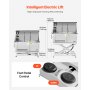 VEVOR 127cm Elektrische Hondentrimmer PE Waterfilterplaat Linkerdeur