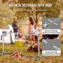 VEVOR Speenvarken Grill Lam Grill BBQ Grill RVS Grill 60kg Rotisserie Grill