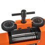 VEVOR elektrische sieradenwalsmachine 3-in-1, plat, vierkant en halfrond, gereedschap voor doe-het-zelf sieradenmakers, instelbare dikte 0,03–7 mm, voor het persen van kneedbare metalen zoals goud, zilver en koper.