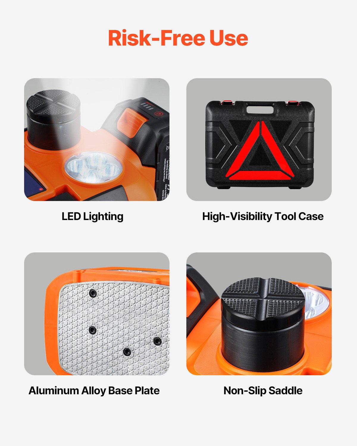 VEVOR Electric Car Jack, 5 Tons /11000 lbs, Electric Scissor Jack with Electric Impact Wrench, Tire Change Replacement with LED Light & Remote Control, Portable Jack kit for Sedan, SUV, Truck