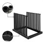 black VEVOR windshield rack with foam padding and sturdy metal construction.