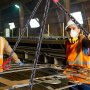 VEVOR kettingsling, 1/4 inch x 5 voet hijskettingen met haken, G80 motorkettingtakels, 6600 lbs/3 ton hijskettingen voor motortakels, motorhijsketting met 4-poots grijphaken en afstellers