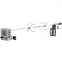 VEVOR speenvarkengrill lamsgrill 100,6 cm, 12 kg roestvrijstalen draaispitgrill 9 W, lamsgrill BBQ grill grillwagen barbecue, grote spitgrill geschikt voor kalkoenvlees, ham etc.