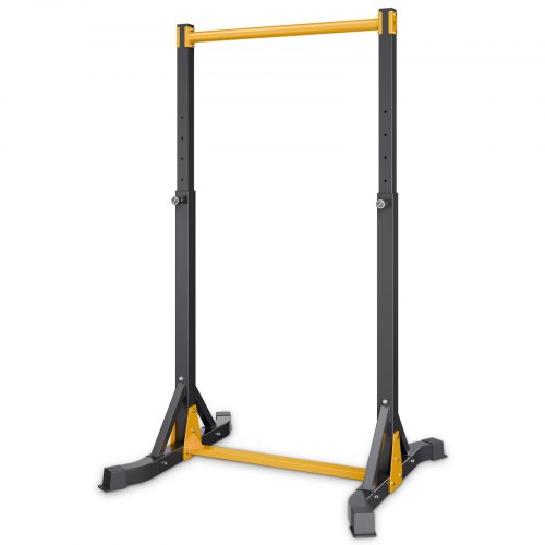 VEVOR Draagbare Pull-Up Bar Power Dip Station met een draagvermogen van 150 kg, vrijstaand met H-frame constructie en stalen buizen, 8-voudig in hoogte verstelbaar, training van armen, rug en borst