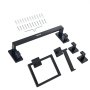 VEVOR Matte Black Bathroom Hardware Set, 5 Pieces Bathroom Accessories Set, Stainless Steel 16 inch Towel Bar, Towel Rack, 2 Robe Towel Hooks, Toilet Paper Holder for Bath Room, Wall Mounted