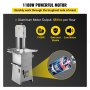 VEVOR Commercial Electric Meat Bandsaw, 1100W Bone Cutting Machine, Stainless Steel Blade Bone Sawing Machine, 24x18 inch Workbench Meat Cutting Bandsaw Cutting Thickness 0-8.3 inch for Fish Pork Beef