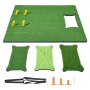 VEVOR PRO 5x4ft Golf Hitting Mat Turf Golf Training Aid Indoor Outdoor Practice