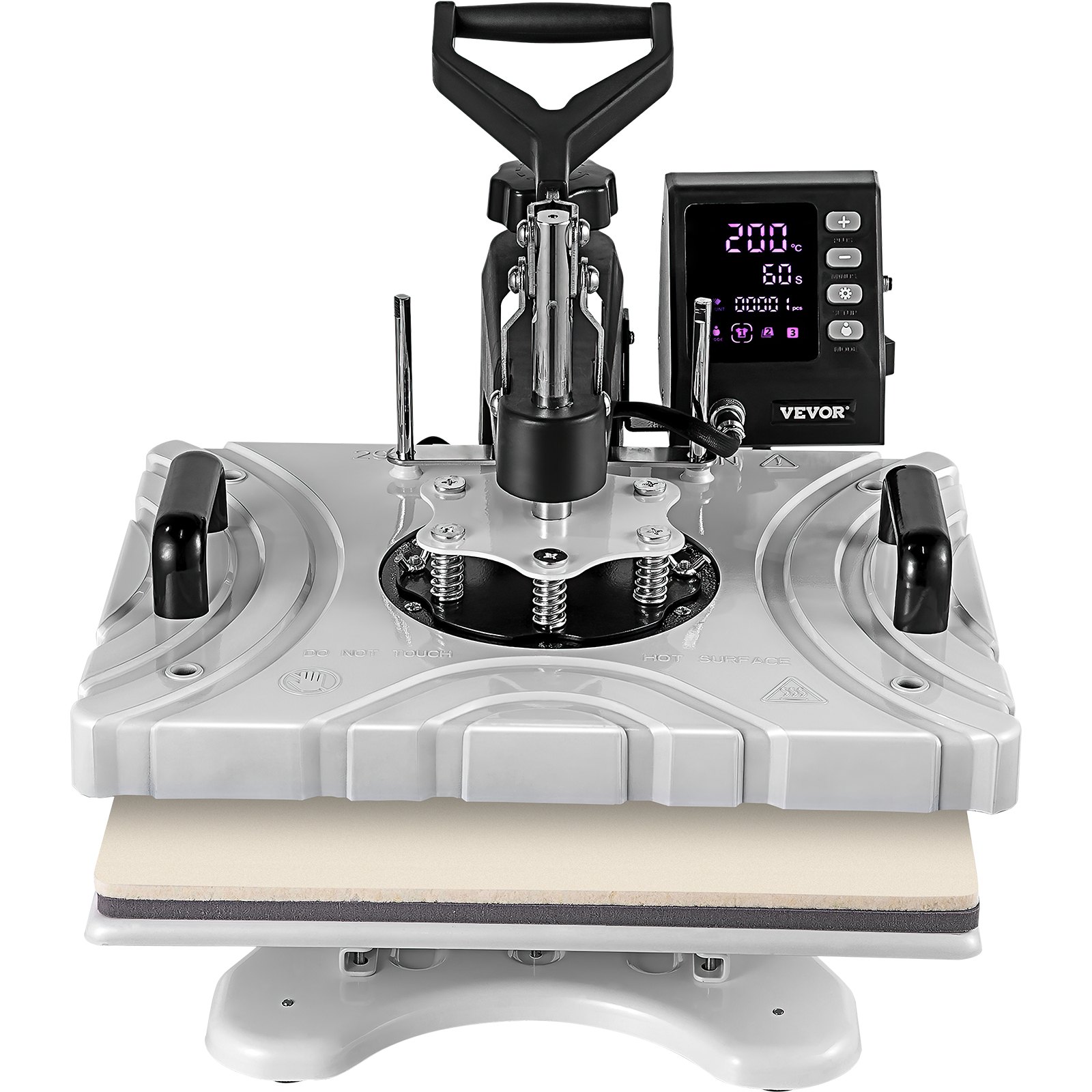 Vevor Heat Press Machine, Sublimatie Printer, Transferpers 8 In 1 Wit 12x15