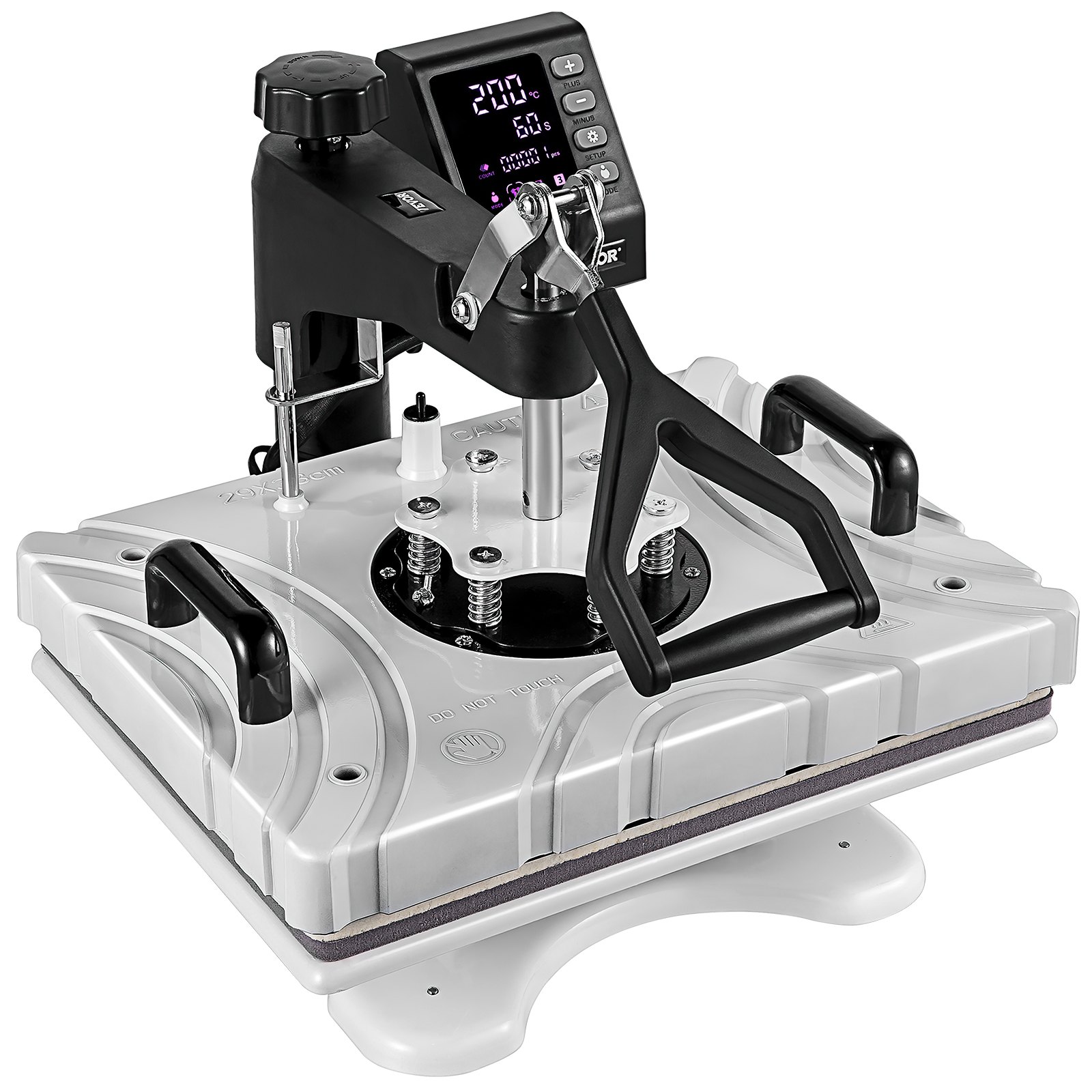 Vevor Heat Press Machine, Sublimatie Printer, Transferpers 8 In 1 Wit 12x15