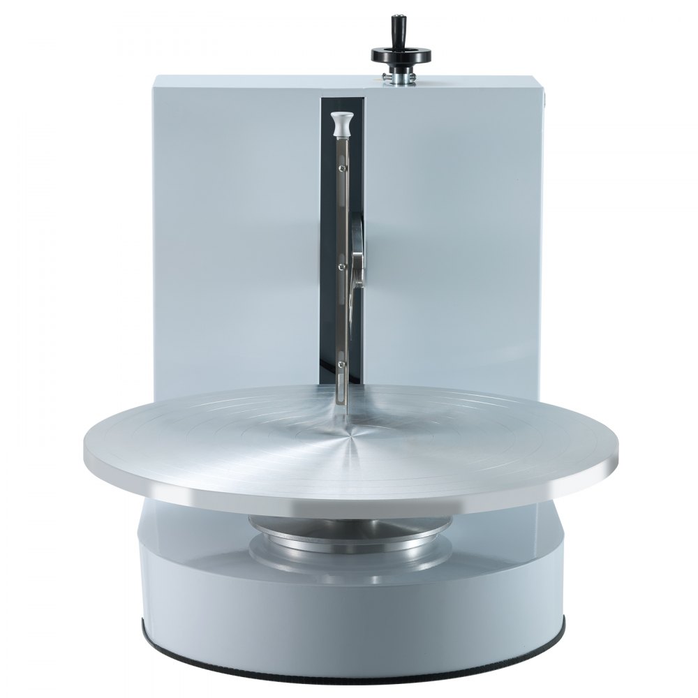 VEVOR Verstelbare Taartcrème Smeermachine, Elektrische Taartdecoratiemachine voor het Smeren, Bekleden en Smeren van Taartglazuur, voor Taarten van 10, 16 x 40, 64 cm, Wit