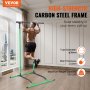 VEVOR Power Tower Dip Station, Height Adjustable 2 Level Pull Up Bar Stand, Multifunctional Strength Training Equipment, Fitness Dip Bar Station for Home Gym, 100kg Weight Capacity