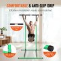 VEVOR Power Tower Dip Station, in hoogte verstelbare optrekstangstandaard met 2 niveaus, multifunctionele krachttrainingsapparatuur, Fitness Dip Bar Station voor thuisgymnastiek, 100 kg draagvermogen
