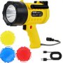 VEVOR USB Super Bright Rechargeable Spotlight Flashlight 1000,000LM Searchlight