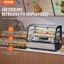 VEVOR koelvitrine bakkerijvitrine koelkastvitrine 146L 2-laags bakkerijen