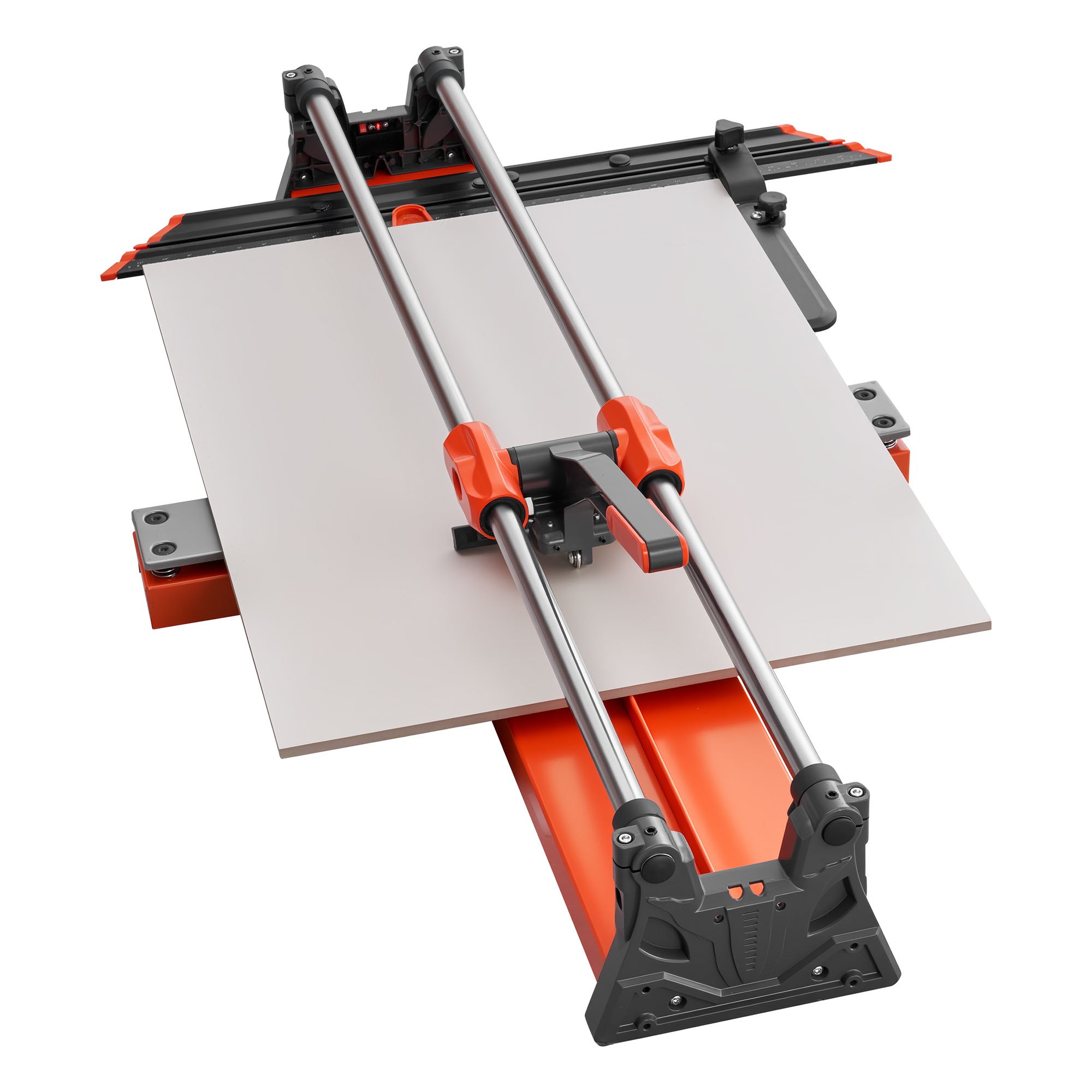 VEVOR Tegelsnijder 1000 mm, Tegelsnijmachine met verschuifbare snijkop en veerbelaste voet, hoekaanslag, wolfraamcarbide snijschijf, uitlijnhulp, voor keramische tegels