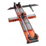 VEVOR 47.2-Inch Manual Tile Cutter, Upgraded Sliding Head Cutting Tool with Spring-Loaded Base, Angle Fence, Tungsten Carbide Cutting Wheel, Alignment Guide, for DIY Pros, Ceramic, Floor, Wall Tiles