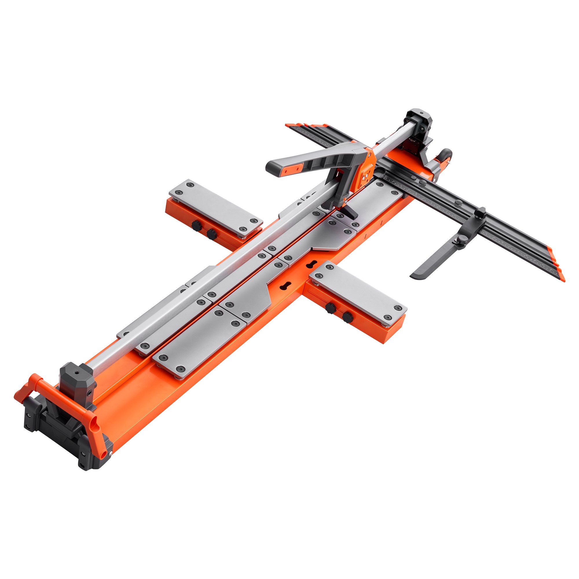 VEVOR Tegelsnijder 1200 mm, Tegelsnijmachine met veerbelaste voet en verstelbare hoekaanslag, snijschijf van wolfraamcarbide, precisie-uitlijnhulp, voor keramische tegels