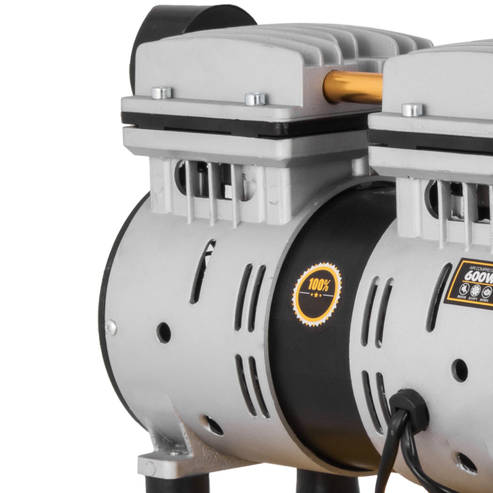 9L compressor luchtcompressor zuigercompressor 600W draagbaar mobiel olievrij