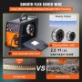 VEVOR MIG Welder 160 Amp MIG TIG Arc Welder 3 in 1 Welder Welding Machine 220V TIG Welder Lift ARC Welder MMA Stick IGBT DC Inverter Welder Digital Display Combo Welding Machine