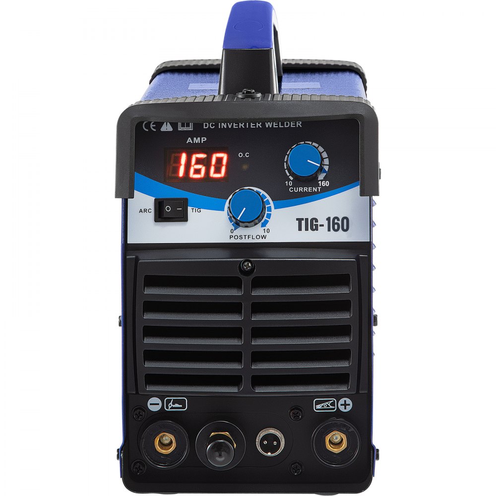 Tig Lasser 160 Amp Tig Stick Lasser 110 V/220 V Dual Voltage Draagbare Tig Lasmachine TIG ARC MMA Stick IGBT DC Inverter Lasser Combo Lasmachine (TIG 160 Amp 110/220 V)