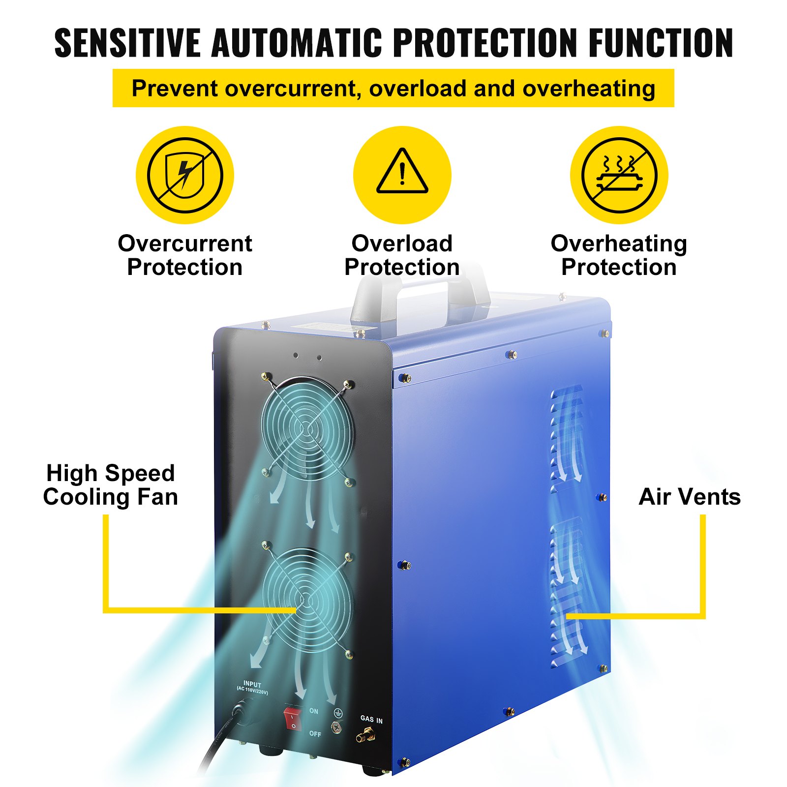 TIG lasapparaat HF Inverter TIG-200 AC/DC 200 A Puls MMA ALU