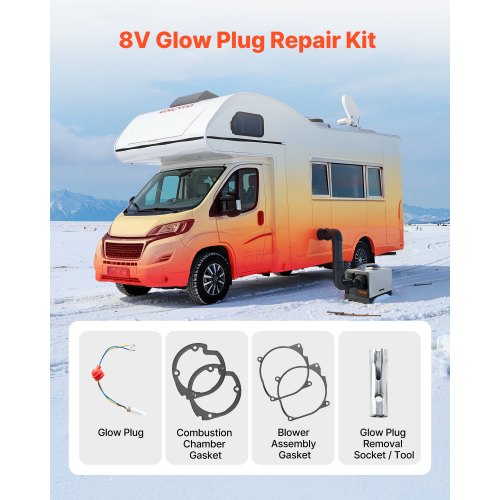 Luchtverwarmers 12V Diesel Air Heater Auto Heater 8KW Diesel Air