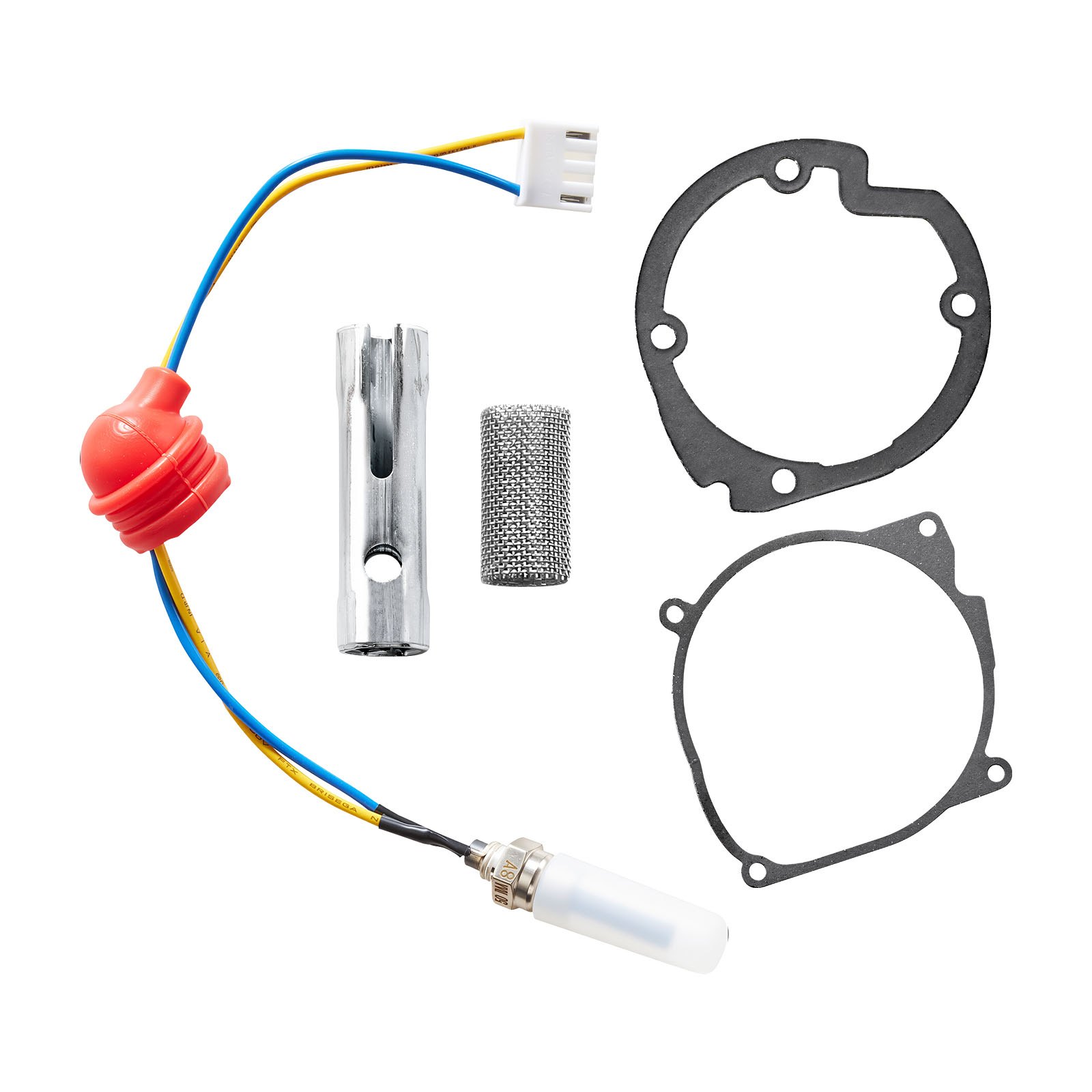 VEVOR 8V Gloeibougie Reparatieset, Gloeibougieset voor Parkeerverwarming met Vernevelingsgaas, Compatibel met 2/5/8 kW Parkeerverwarming, Dieselverwarming Accessoires voor Auto's, Vrachtwagens en Boten