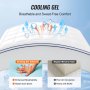 VEVOR Mattress Topper Premium Memory Foam Fiber Fill Queen 76.2 mm Thickness