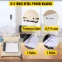 VEVOR Heavy Duty Hole Punch Perforator 2-3 Gaten Handleiding Perforator Machine 31x40x19cm Heavy Duty Hole Paper Puncher met Ergonomische Handgreep, Nauwkeurige Positionering en 160 Vel Ponscapaciteit