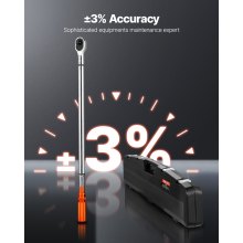 VEVOR Click momentsleutel 3/4-inch aandrijving 136-814Nm dubbelzijdig oranje