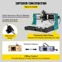 VEVOR CNC Graveermachine CNC Routermachine 0,08-0,1 MM Lasergraveur 10000 Tpm
